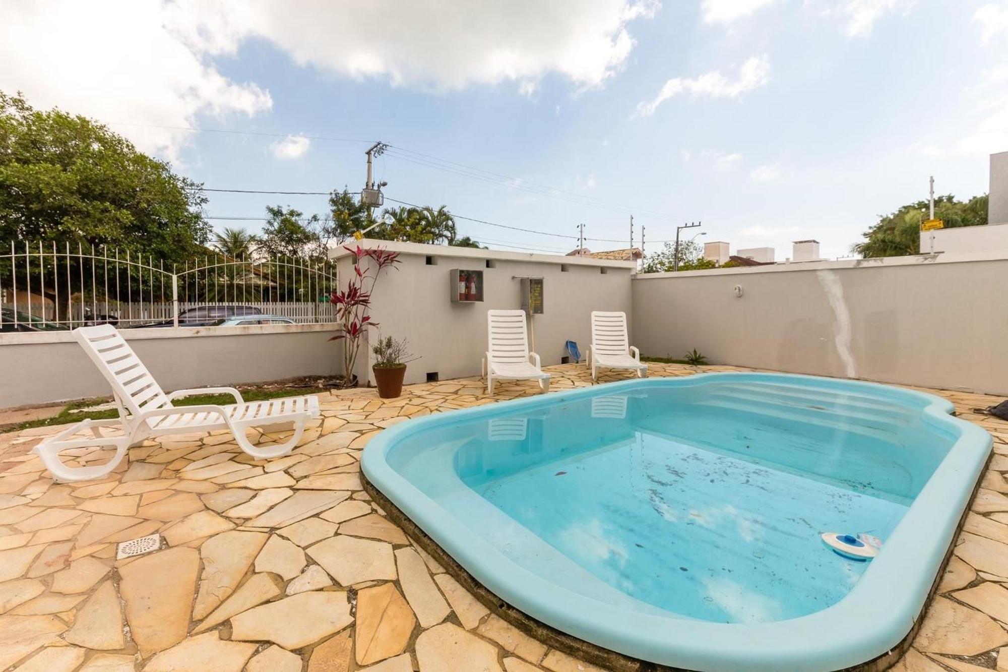Belo Apto C/ Piscina Em Jurere 800M Do Mar Chr101 Apartman Florianópolis Kültér fotó